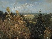 Carl Gustav Carus Blick uber eine Waldlandschaft oil painting reproduction